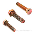 Color Galvanized Hex Bolts With Half Thread